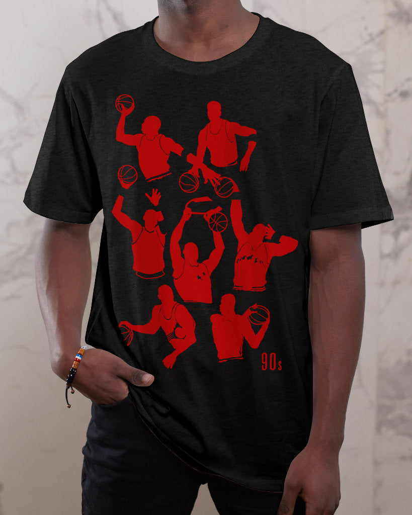 90s DOMINATION Decades Basketball T-Shirt