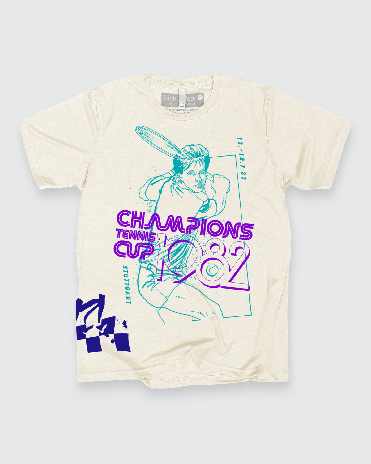 CHAMPION&#39;S CUP Vintage Tennis Tournament T-Shirt