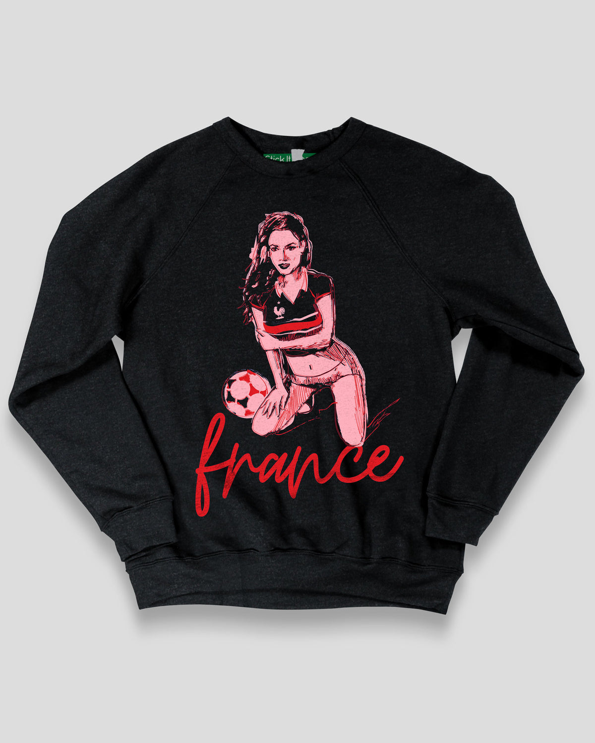 FRANCE Calendar Girls Soccer Sweatshirt