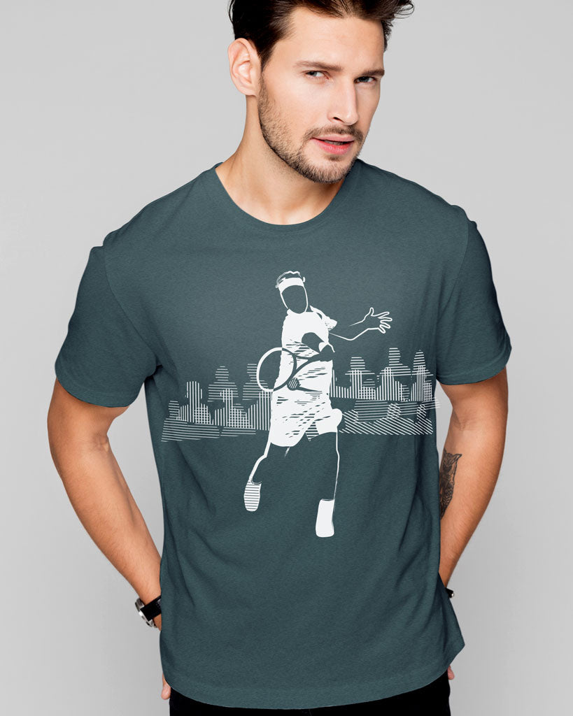 ONCE THY KING (Hard Court Edition) Tennis Stance T-Shirt