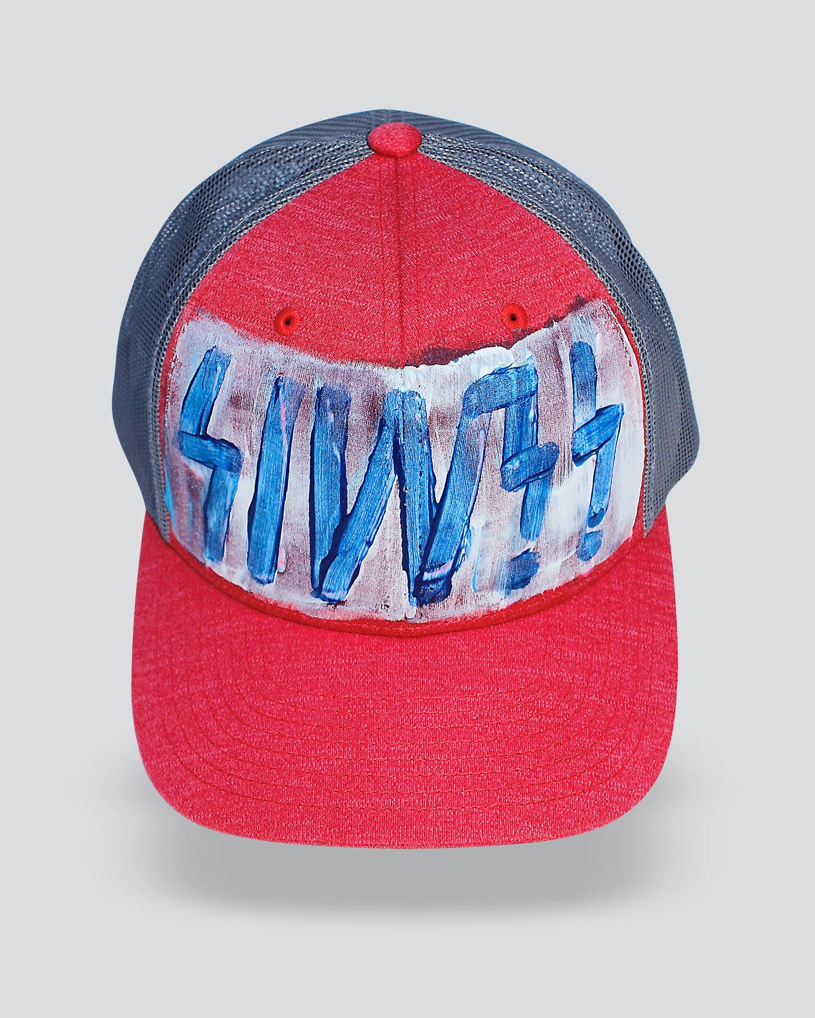 SIW?! Red TIDE IS HIGH Trucker Mesh Snapback Cap