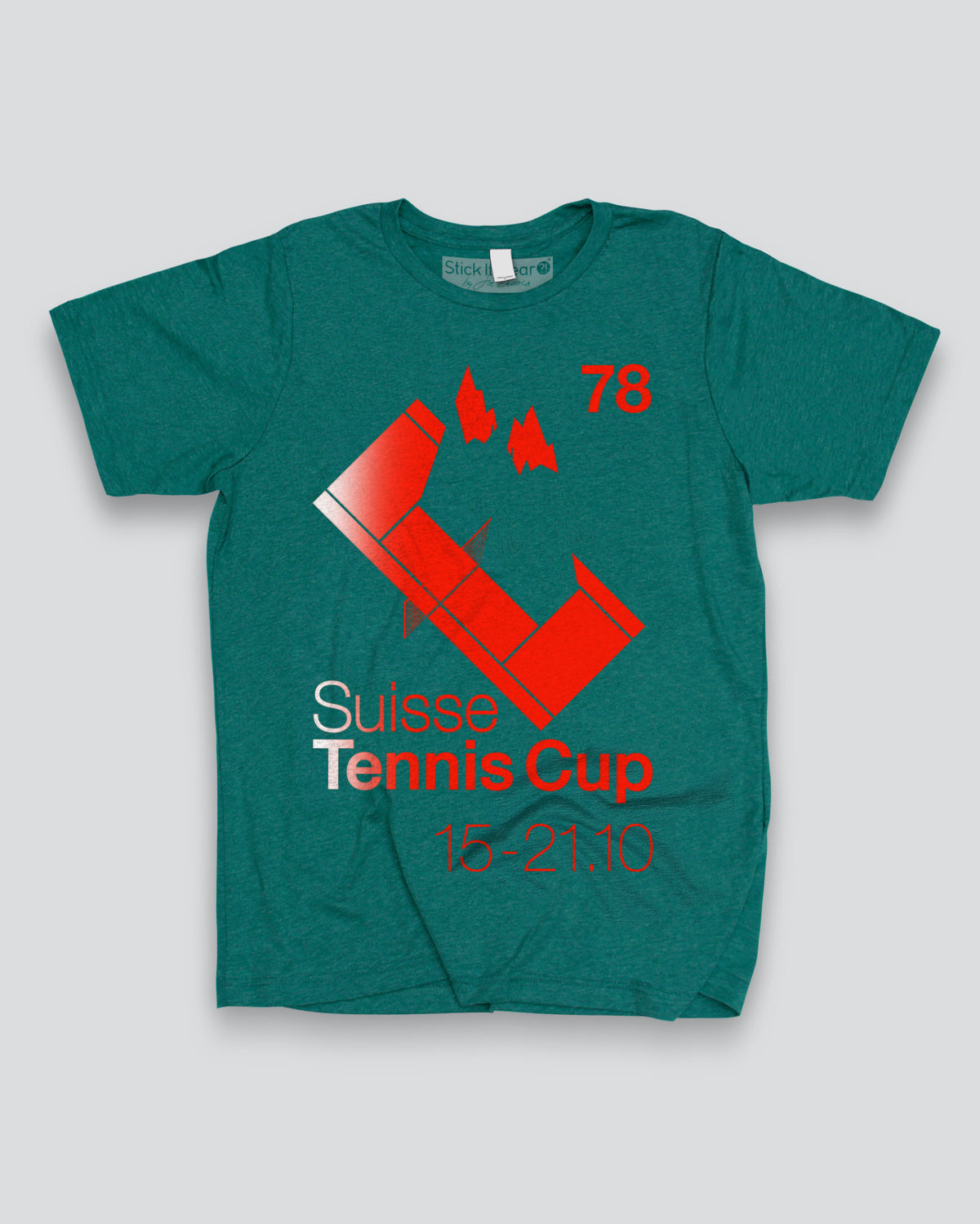 SUISSE TENNIS CUP Vintage Tennis Tournament T-Shirt