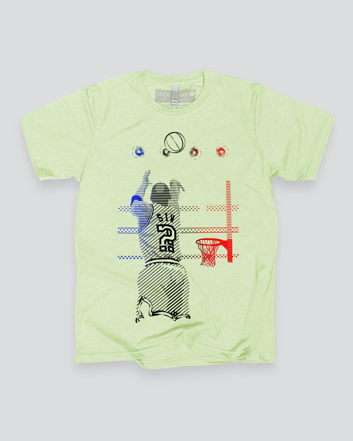 BUZZERBEATER Basketball Front Row T-Shirt
