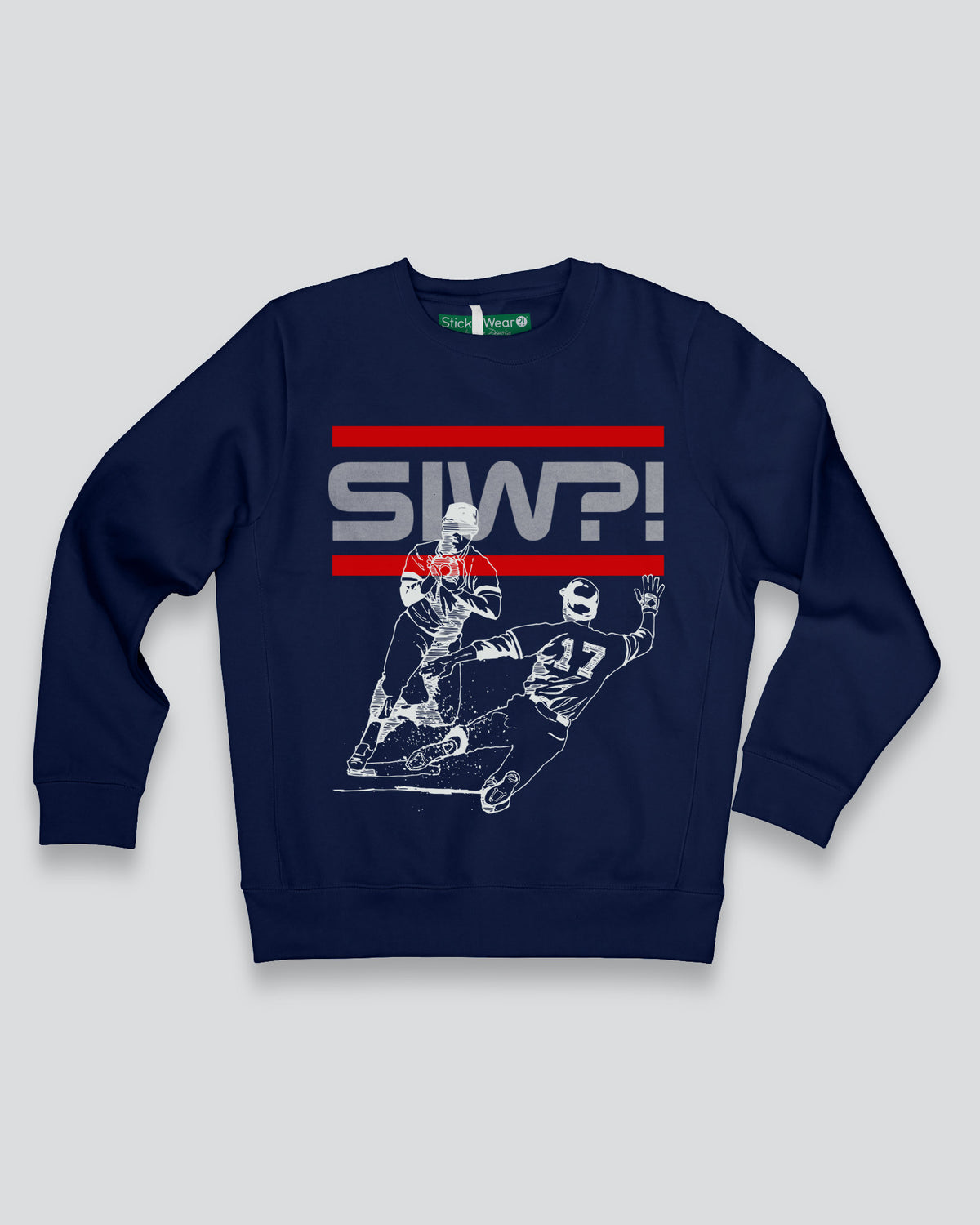 DISCO DEMOLISHED Luxury Skybox Baseball Sweatshirt