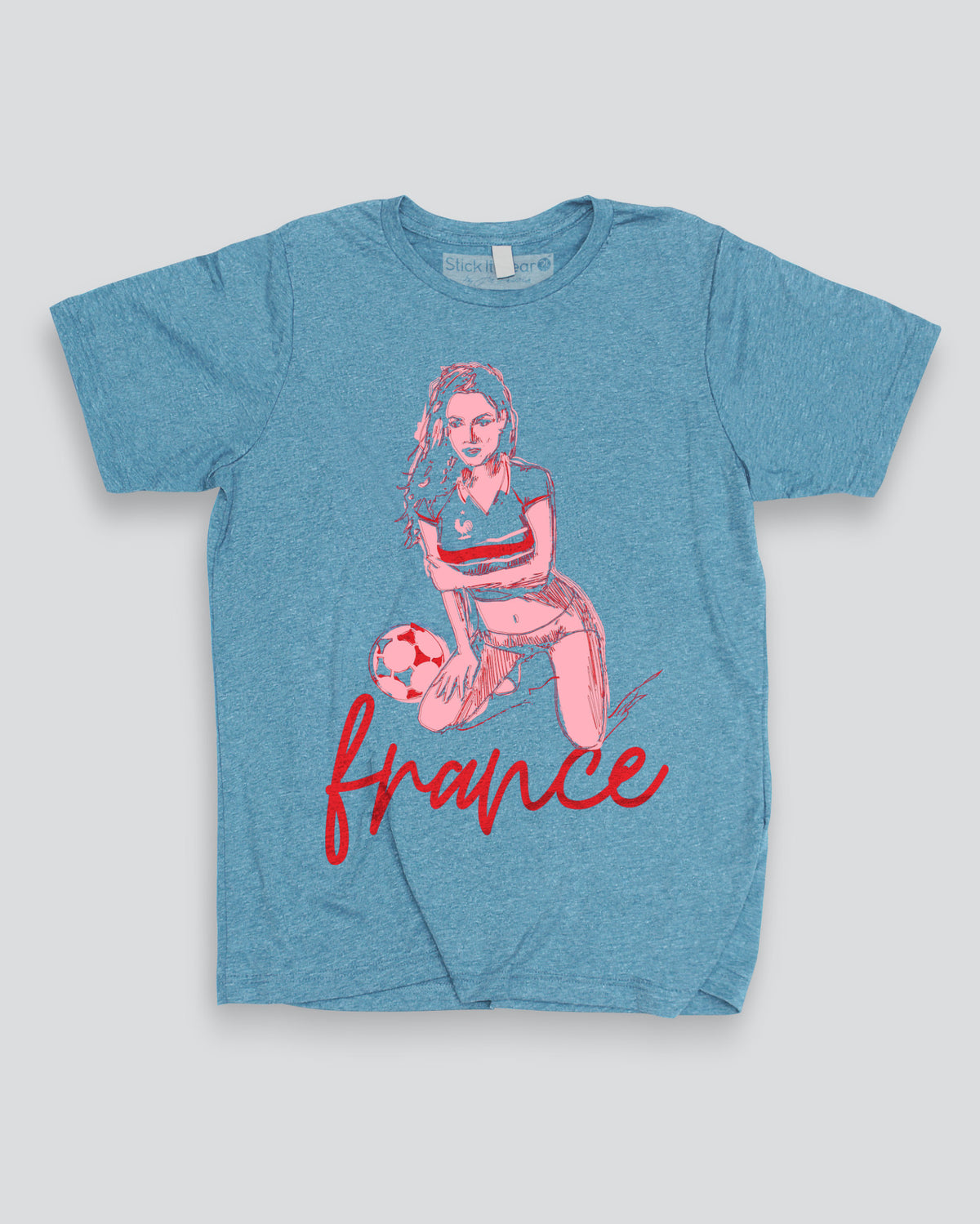 FRANCE Calendar Girls Soccer T-Shirt