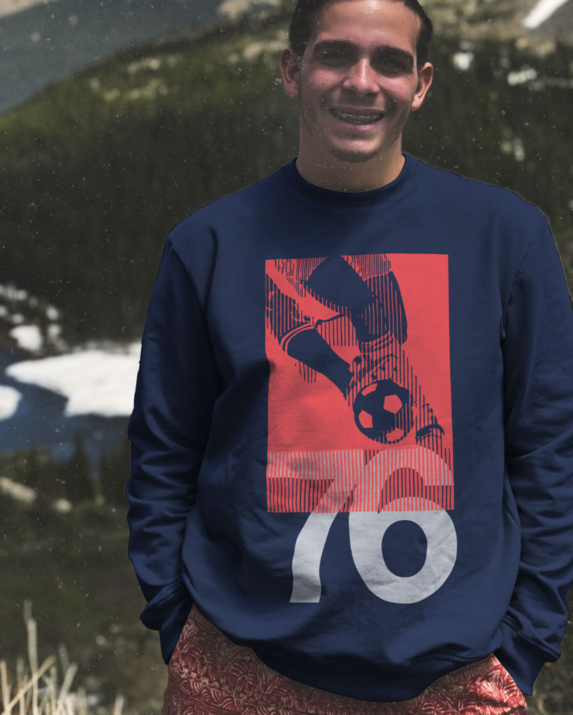 GENEVE TOURNOI Luxury Skybox Soccer Sweatshirt