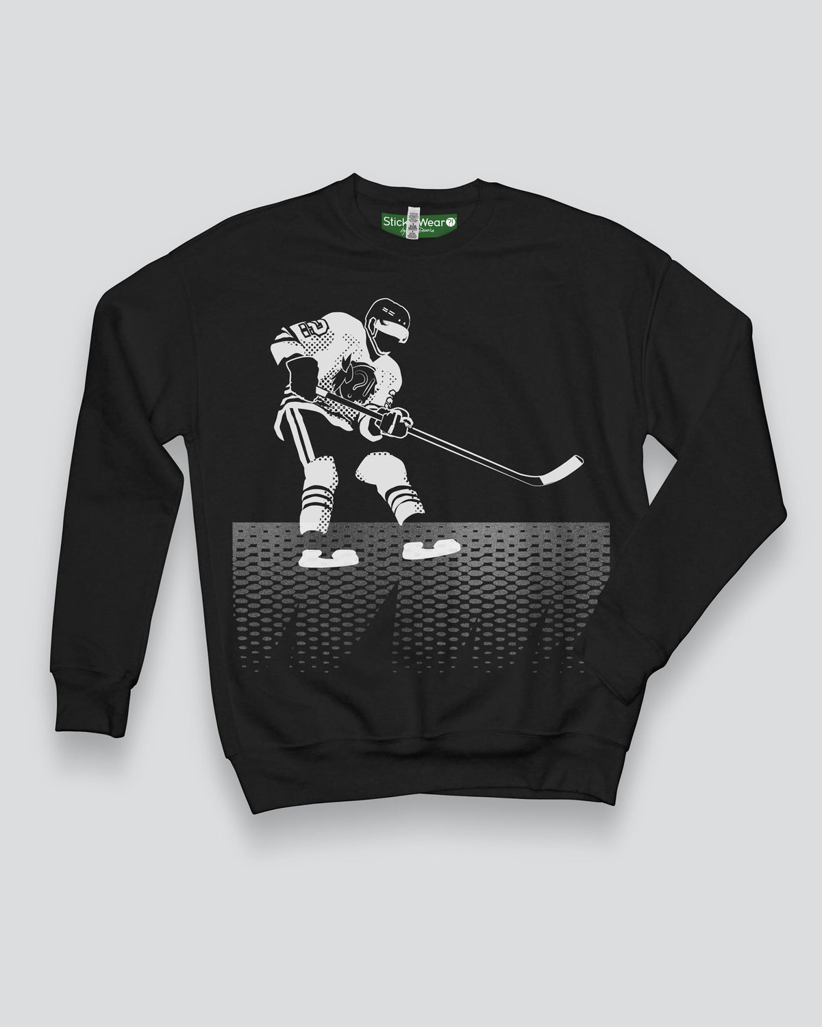 HAT TRICK CANE Sponge Fleece Timecode Hockey Sweatshirt