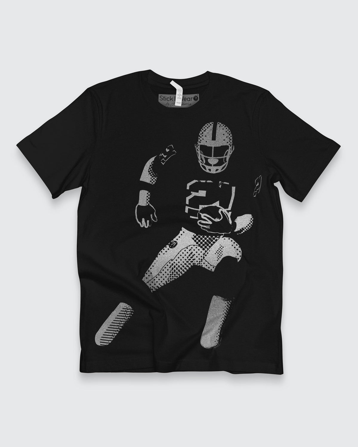 HE KNOWS Football Stance T-Shirt