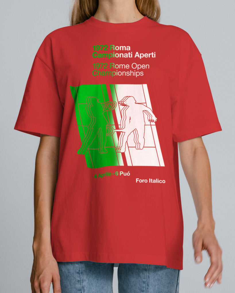ROME OPEN CHAMPIONSHIPS Vintage Tennis Tournament T-Shirt