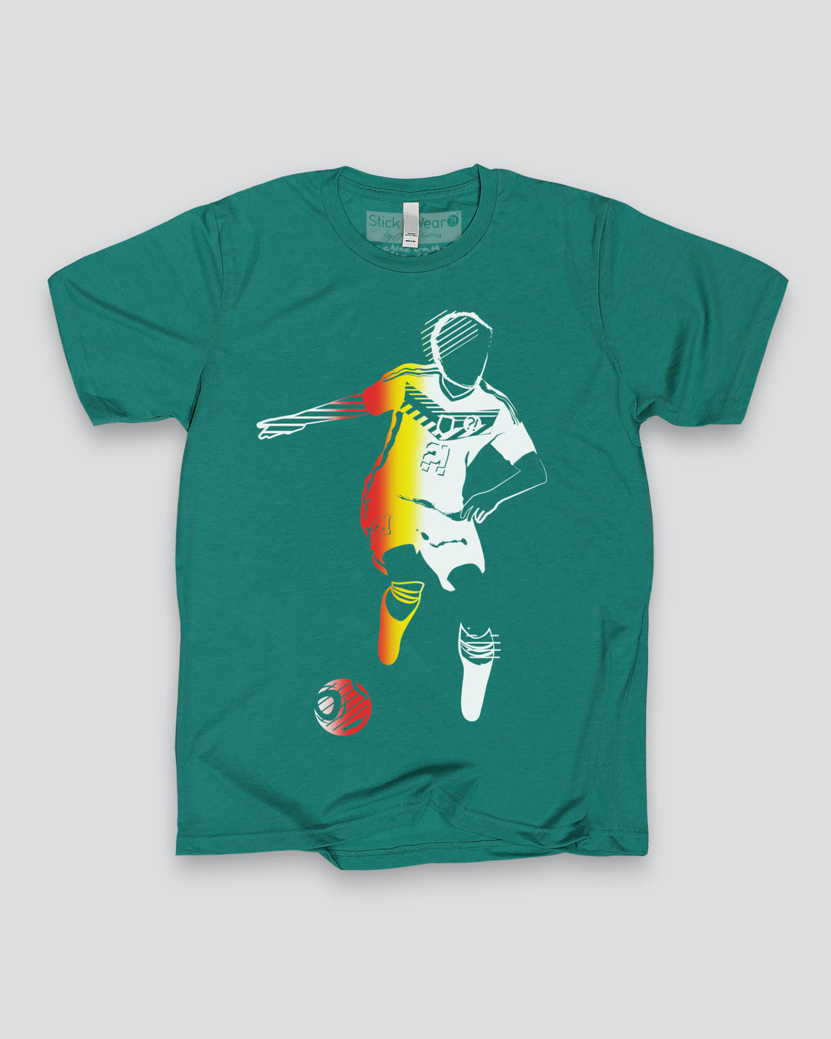 SPACE INVESTIGATOR Soccer Stance T-Shirt