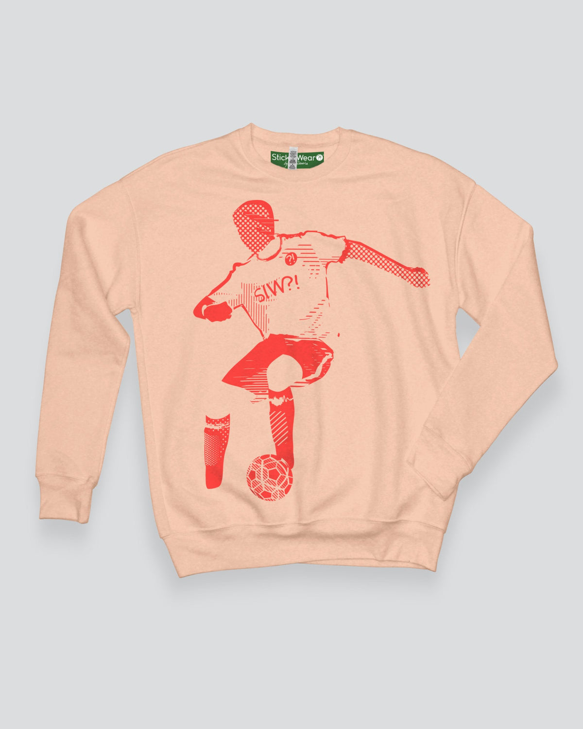 STEPOVER OVERSIZED Sponge Fleece Soccer Stance T-Shirt