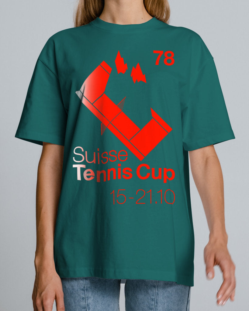 SUISSE TENNIS CUP Vintage Tennis Tournament T-Shirt