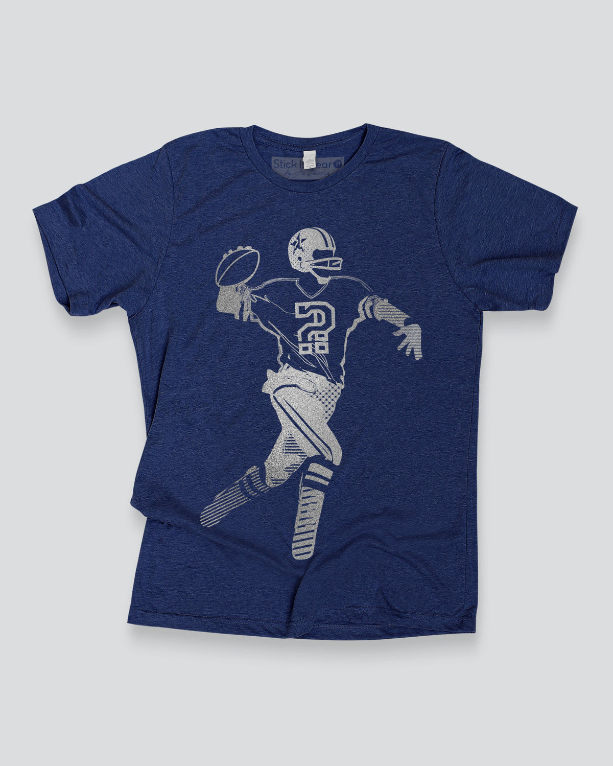 LONE STAR CAPTAIN Football Stance T-Shirt