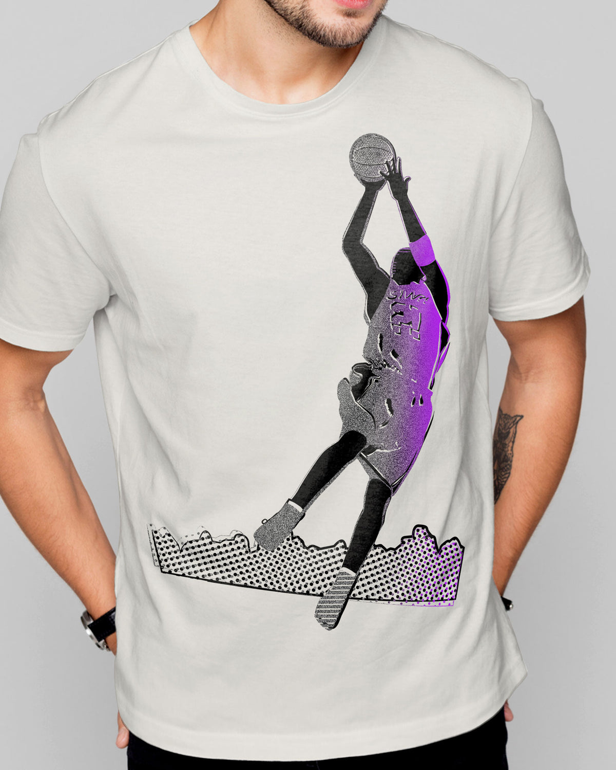 GHOST Basketball Stance T-Shirt
